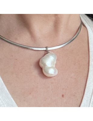 pendentif homme perle d eau douce prix