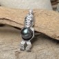 Toa - Tahitian Pearl Tiki Pendant