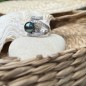 Anillo de plata de ley 925 con perla ultramarina de Tahití, 11,00 mm