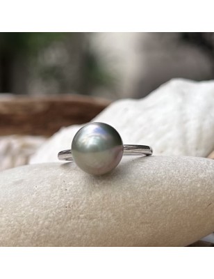 tahitian jewel - tahitian pearl ring - tahitian pearl woman ring