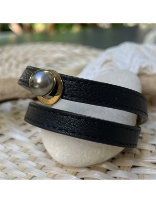 achat Bracelet cuir homme Perle de Tahiti prix - quel bijou offrir à la saint valentin ?