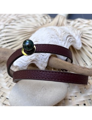 achat Bracelet cuir homme Perle de Tahiti prix - quel bijou offrir à la saint valentin ?