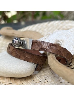 achat Bracelet cuir Perle de Tahiti prix