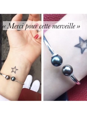 bracelet toi et moi perle tahiti prix