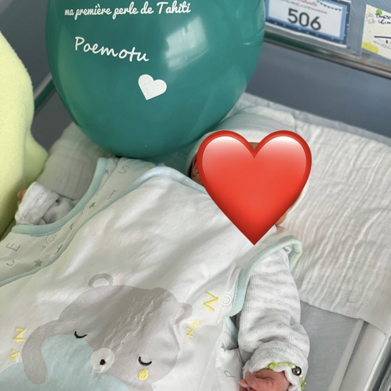 Testimonianze dei bambini - Braccialetto in cotone con perle di Tahiti