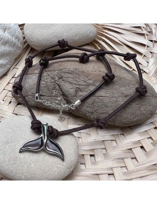 tahitian pearl leather choker price