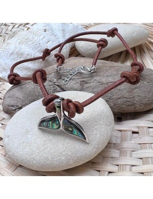 collier cuir perle de tahiti prix