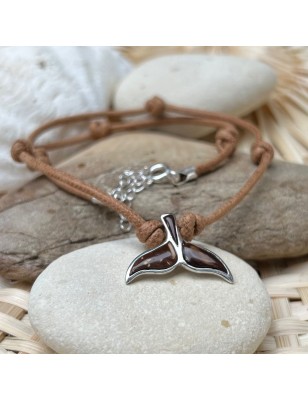 Amana - Collana in cotone con coda di delfino