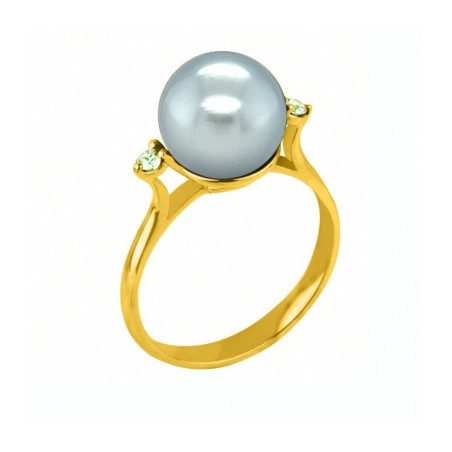 real Tahitian pearl 18k gold ring price - tahitian jewerly - tahitian jewerly stores