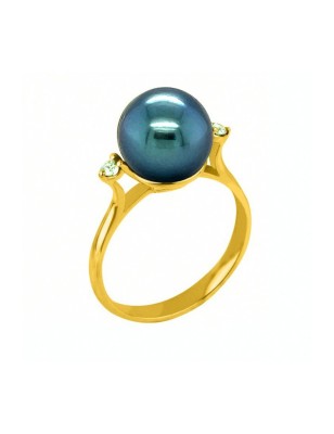 achat bague véritable perle de Tahiti prix