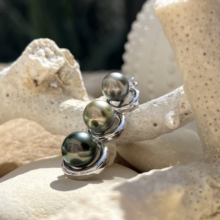 real tahitian cultured pearl silver pendant price - tahitian jewelry - tahitian jewerly stores