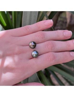 prix bague toi et moi perle de Tahiti argent rhodié - quel bijou offrir pour la saint valentin ?