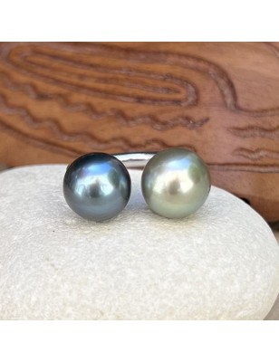 Tahitian pearl you and me ring price