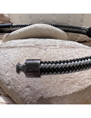 bracelet homme perle noire tahiti gravée marquisienne prix bijoux tahitiens