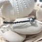 Armband aus 925er Sterlingsilber mit Tahitiperle - Spinell