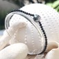 Spinel - Tahitian Pearl Bracelet - Rhodium silver