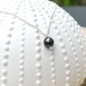 Tai - Tahitian Pearl Rhodium Silver Anklet