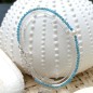 Fresh water pearl and apatite bracelet