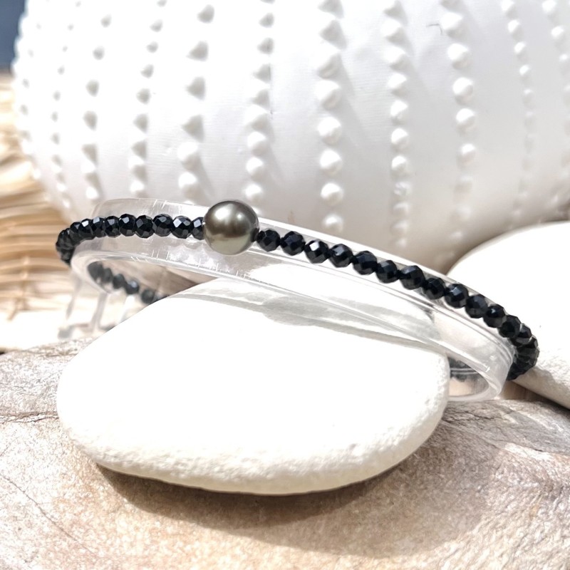 7,53mm Bronze Tahitian Pearl Bracelet