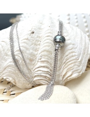 prix collier perle de Tahiti - perle d'huitre