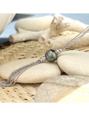 prix collier perle de Tahiti - perle d'huitre