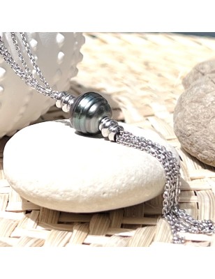 prix collier perle de Tahiti - perle d'huitre