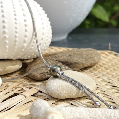 Maeva - Collana Argento Perla di Tahiti Peacock