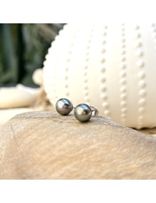 boucle oreille perle de Tahiti prix perle d huître