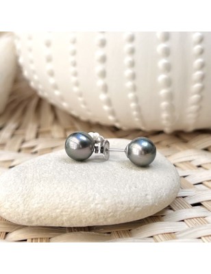 tahitian jewel - tahitian pearl earrings - tahitian pearl woman earrings