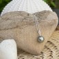Pendentif Perle de Tahiti Tilleul 11mm
