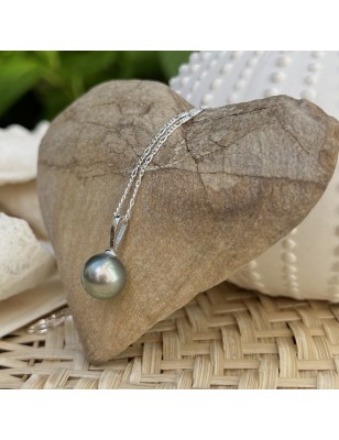green tahitian pearl women pendant price