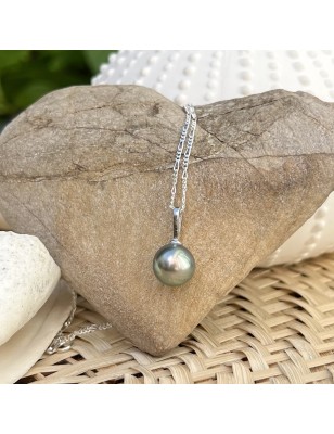 green tahitian pearl women pendant price
