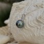 Peacock Blue 11,49mm Tahitian Pearl Pendant