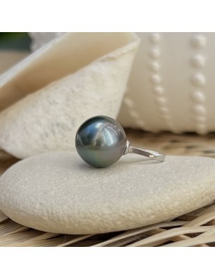 Peacock Blue 11,49mm Tahitian Pearl Pendant