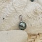 Peacock 11,23mm Tahitian Pearl Pendant