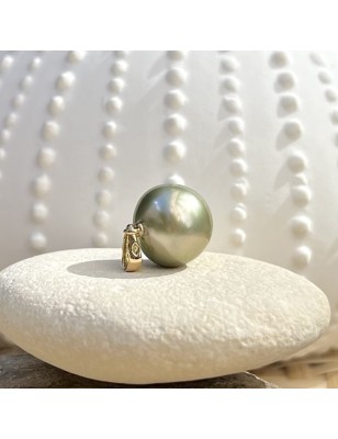 prix pendentif or perle tahiti lagon vert