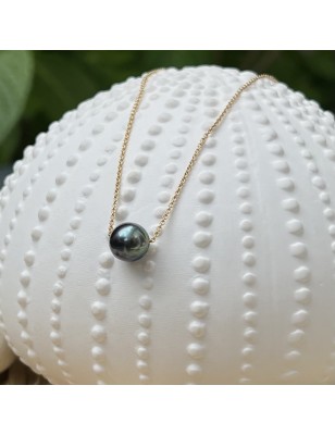 Collar con perla de Tahití