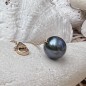 Maea - 8,90mm Tahitian Pearl 18k Gold Necklace