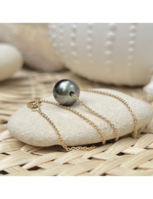 tahitian pearl gold necklace woman pearl choker price - tahitian jewerly - tahitian jewerly stores