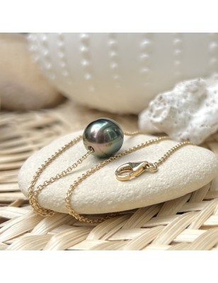 tahitian pearl gold necklace woman pearl choker price - tahitian jewerly - tahitian jewerly stores