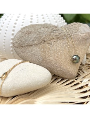 tahitian pearl gold necklace woman pearl choker price - tahitian jewerly - tahitian jewerly stores