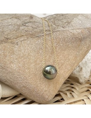 achat collier or perle Tahiti peacock prix perle d'huître