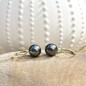 Erita - Tahitian Pearl 18K Yellow Gold Earrings