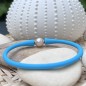 9,43mm Pink Freshwater Pearl Blue Bracelet