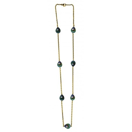 Collana con perla di Tahiti