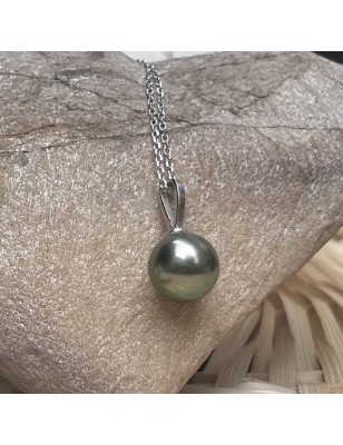 tahitian pearl silver pendant price - perla Tahiti - tahitian jewelry - tahitian jewerly stores