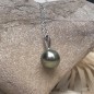 Peacock 11,28mm Tahitian Pearl Pendant