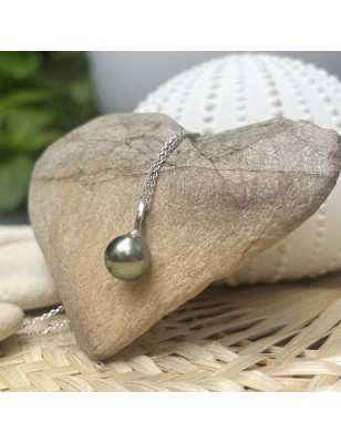 tahitian pearl silver pendant price - perla Tahiti - tahitian jewelry - tahitian jewerly stores