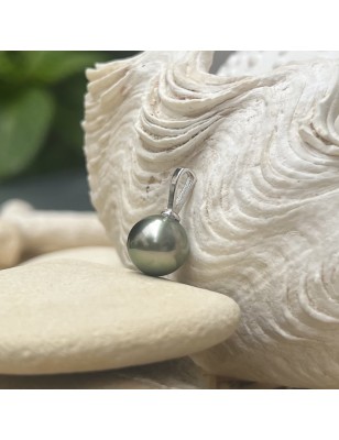 tahitian pearl silver pendant price - perla Tahiti - tahitian jewelry - tahitian jewerly stores