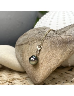 real tahitian pearl charm's pendant price